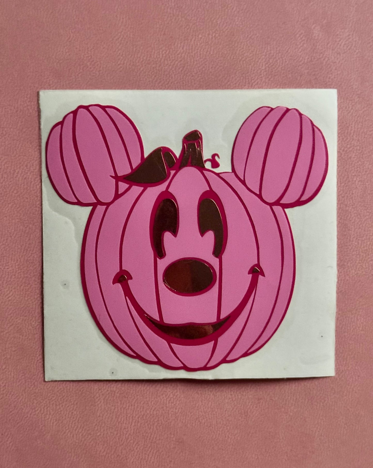 Vinyl Decal | Pink Pumpkin | Sticker