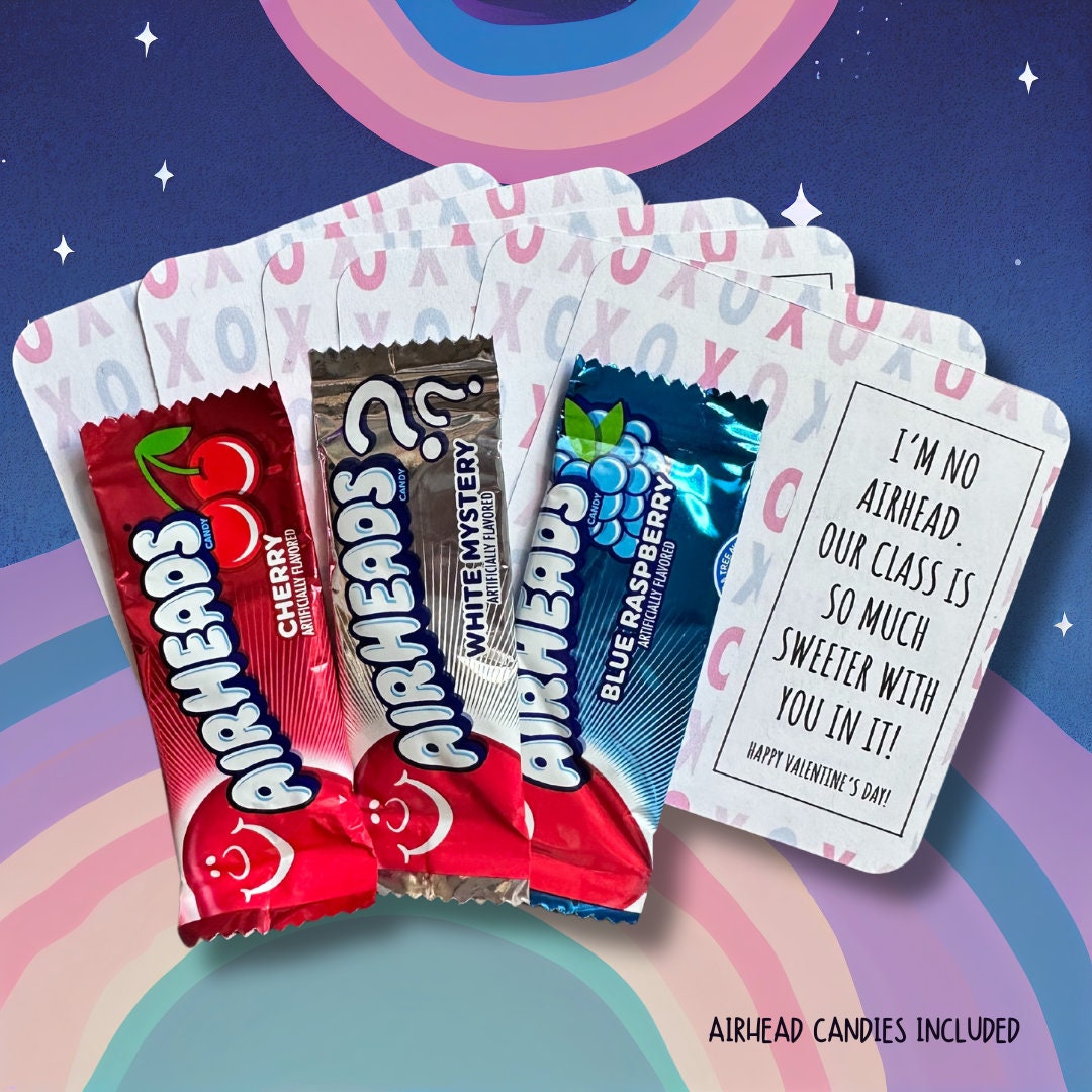 Valentine's Day | Airhead - Valentine - Candy - Class - Friends - Group - Candy Included