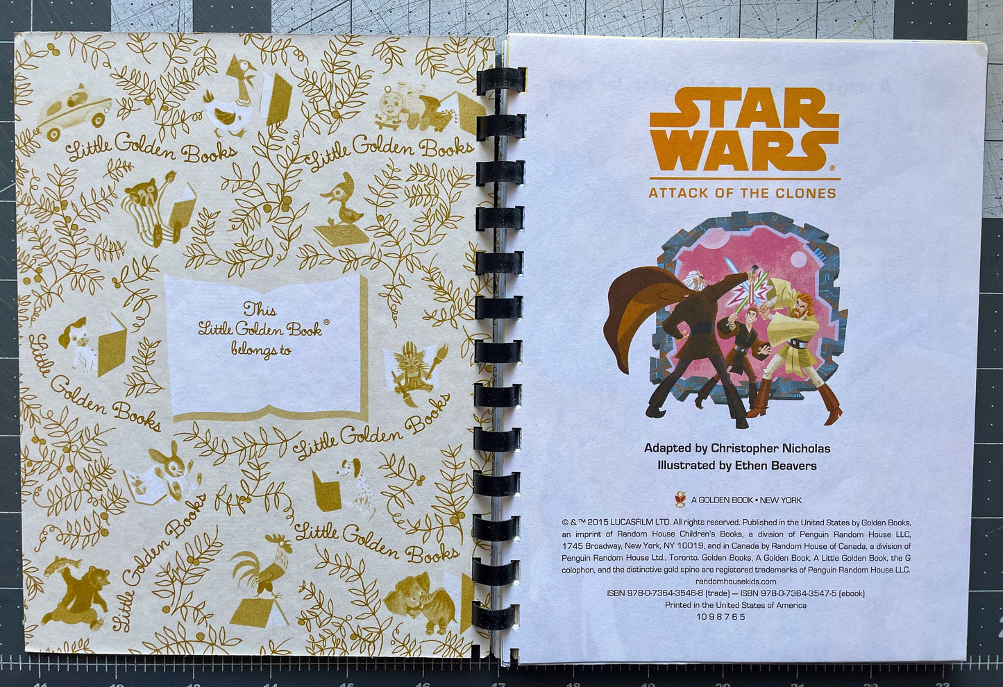 Notebook | Star Wars Attack Of The Clones Story Book | Notebook | Journal