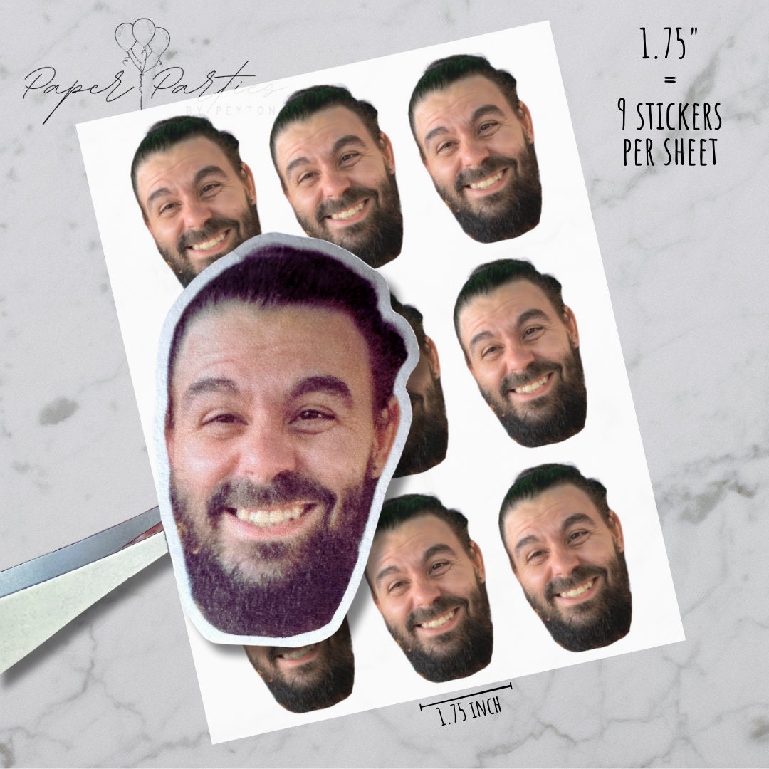 Sticker Sheet | Custom Face Photo Sticker Sheet