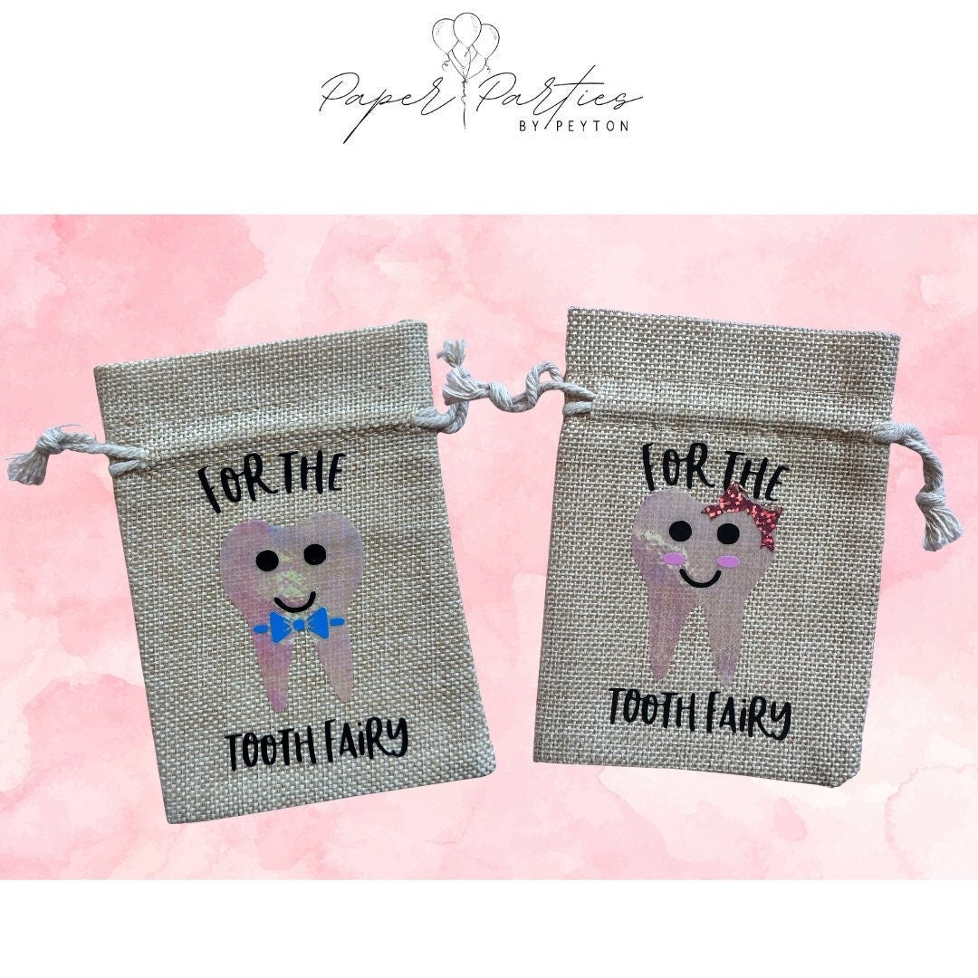 Tooth Fairy | Pouch For The Tooth Fairy - π¦· - Tooth Keepsake with Official Tooth Receipt & Poem
