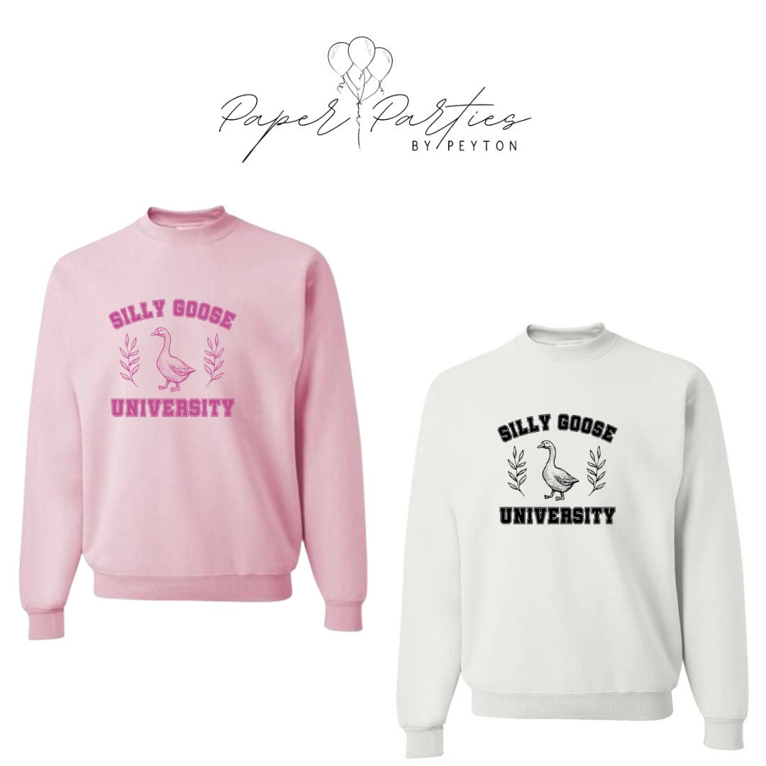Silly Goose University | Crew Neck Sweatshirt