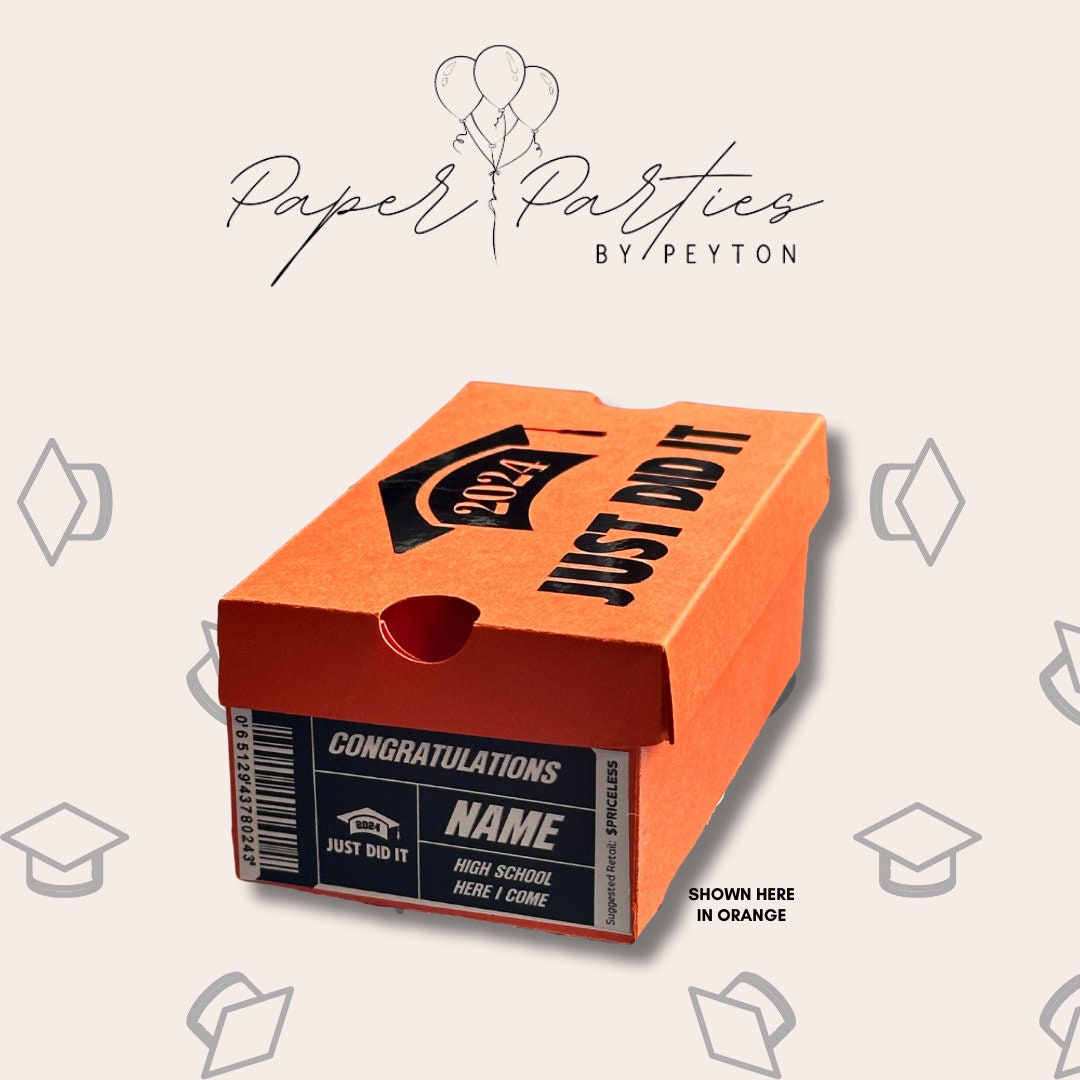 Party Favor | Custom Mini Shoe Box