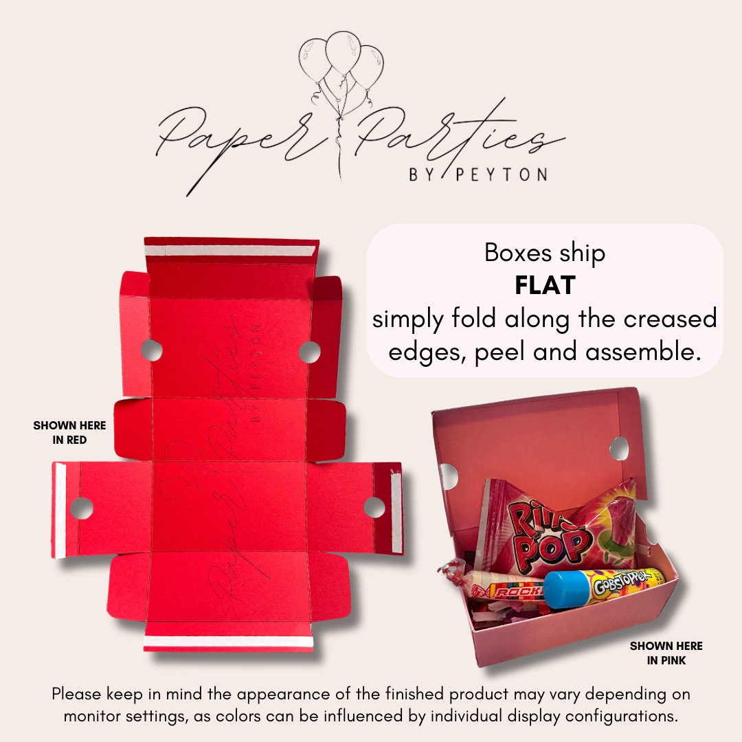 Party Favor | Custom Mini Shoe Box