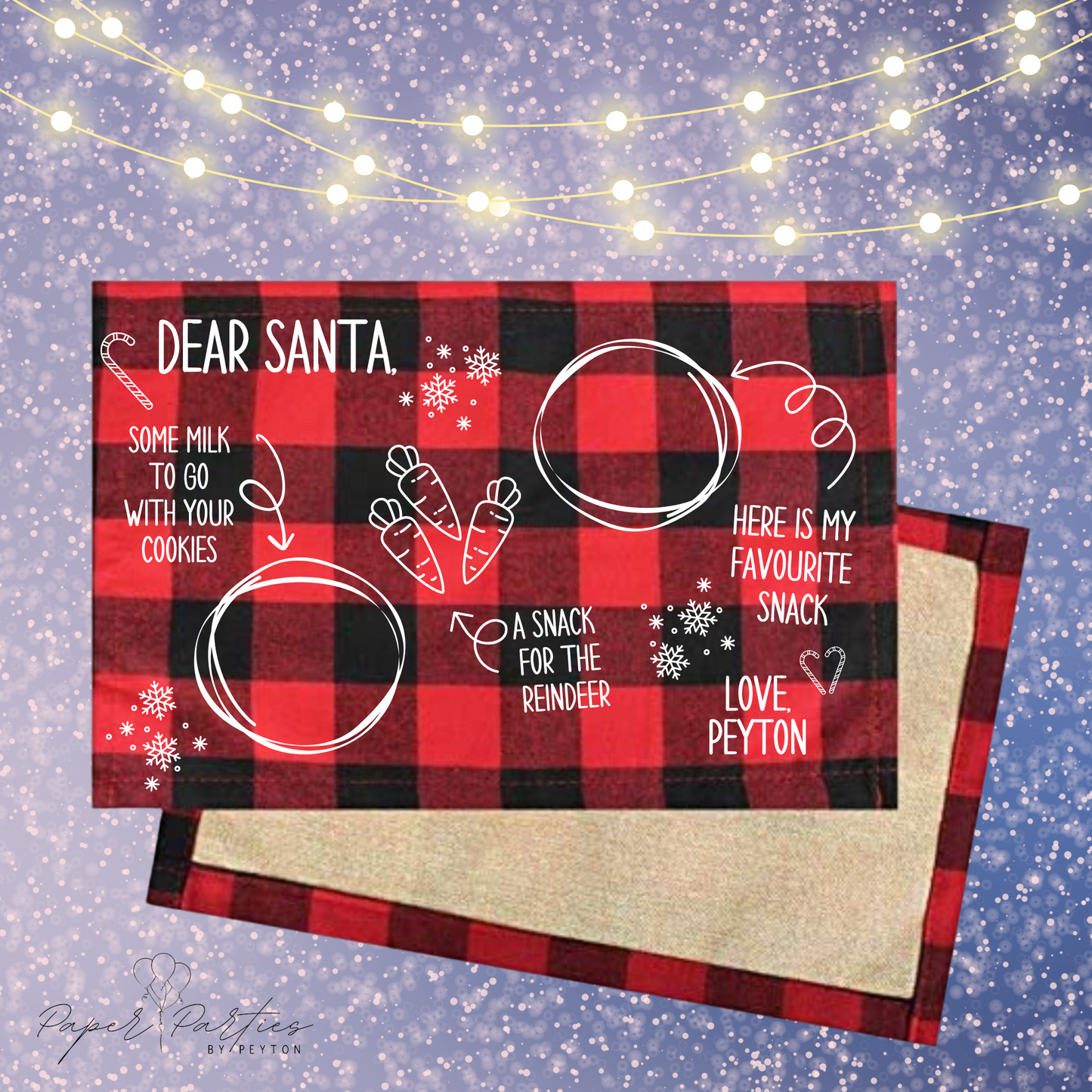 Christmas | Dear Santa Placemat