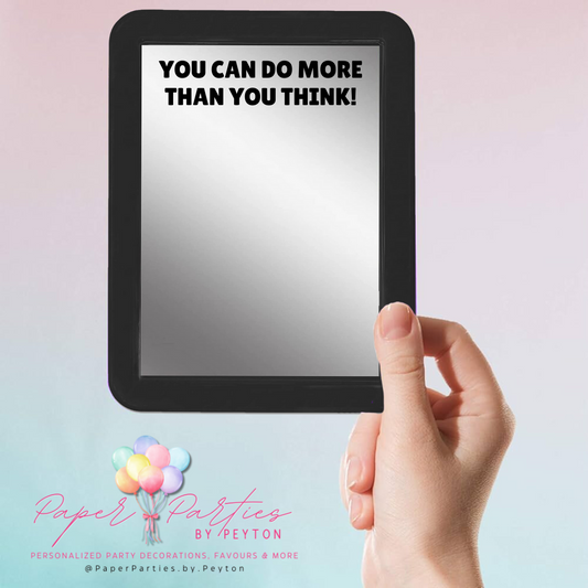Locker Mirror | Motivational Quote Locker Mirror - You Can Do More Than You Think!