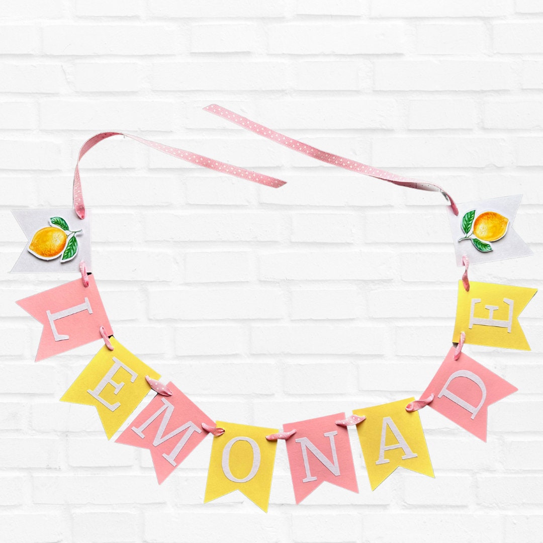 Party Banner | Lemonade Theme