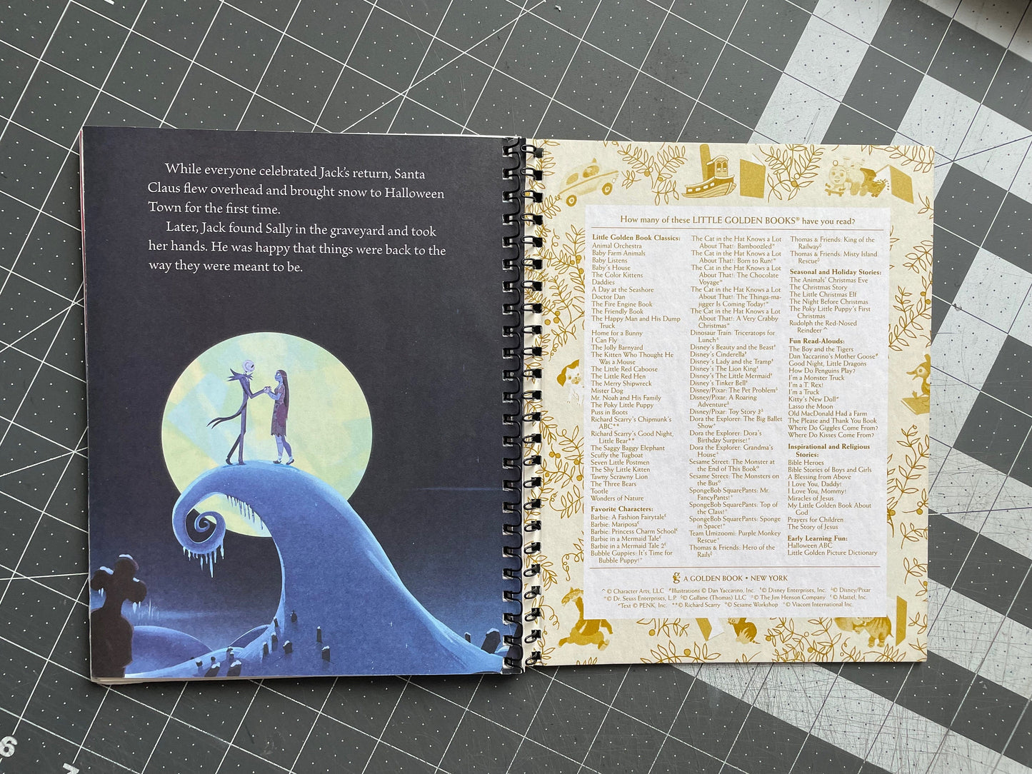 Notebook | Tim Burton's The Nightmare Before Christmas | Story Book | Notebook | Journal