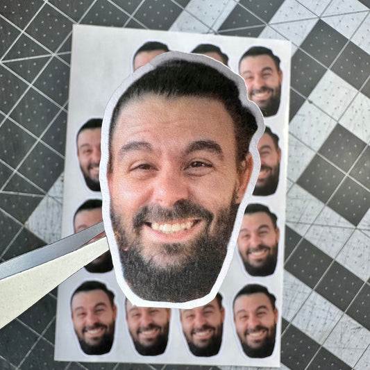 Sticker Sheet | Custom Face Photo Sticker Sheet