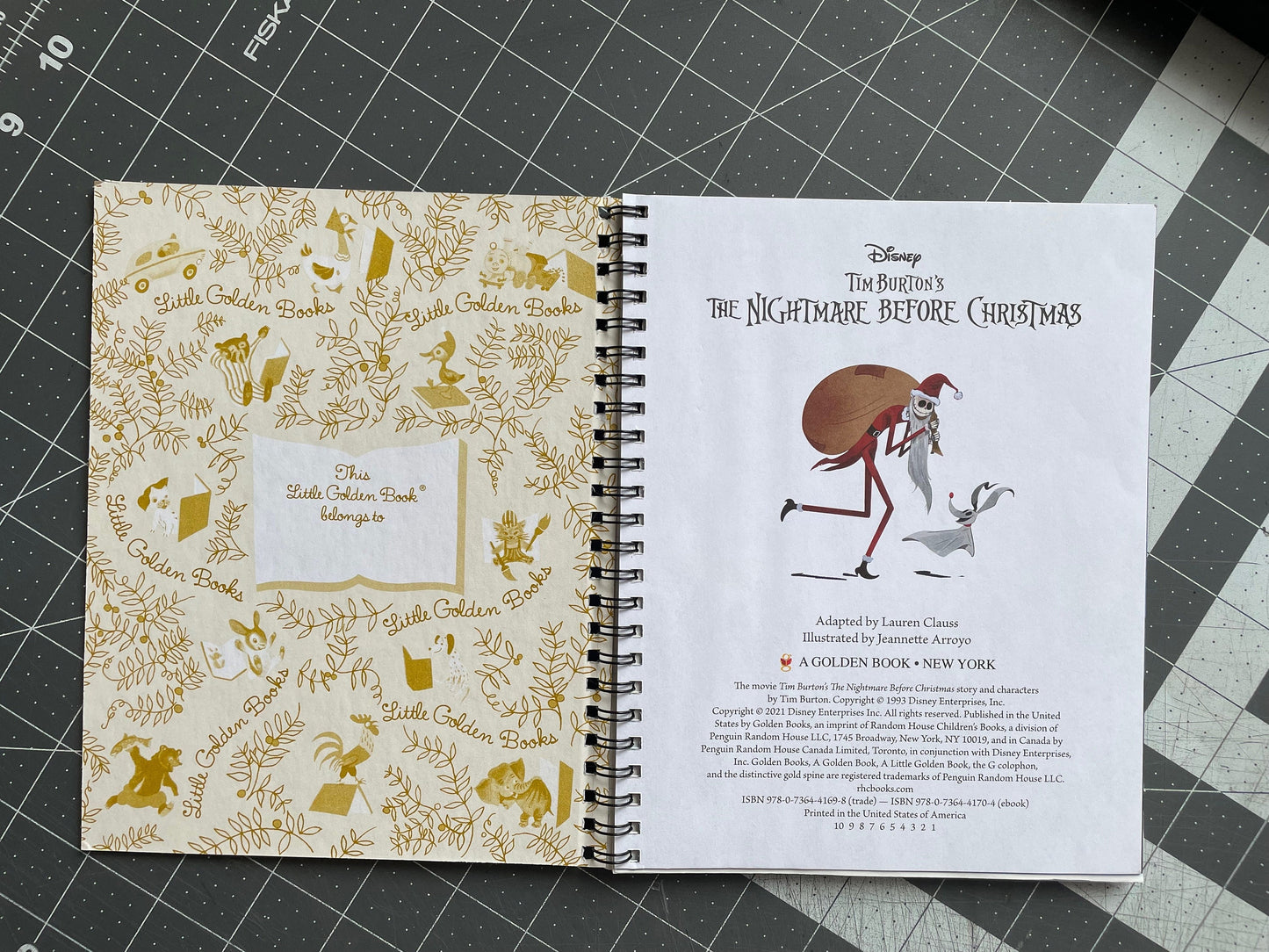 Notebook | Tim Burton's The Nightmare Before Christmas | Story Book | Notebook | Journal