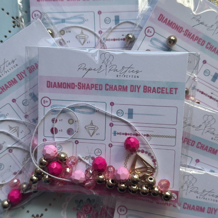 DIY Bracelet | Birthday Party Loot Bag Favors | Bead Bracelet For Kid's Parties | Jewelry