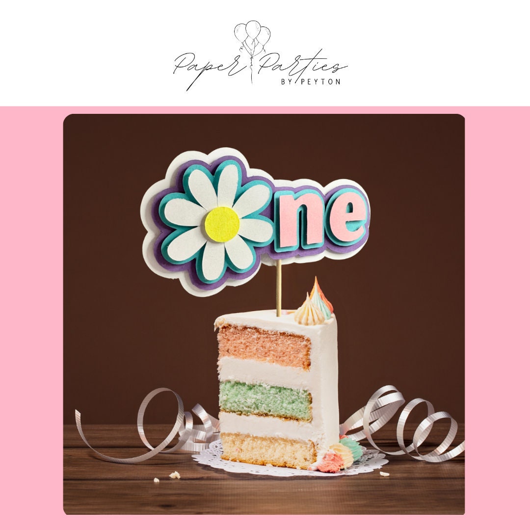 Cake Topper | Daisy One 3D Cake Topper