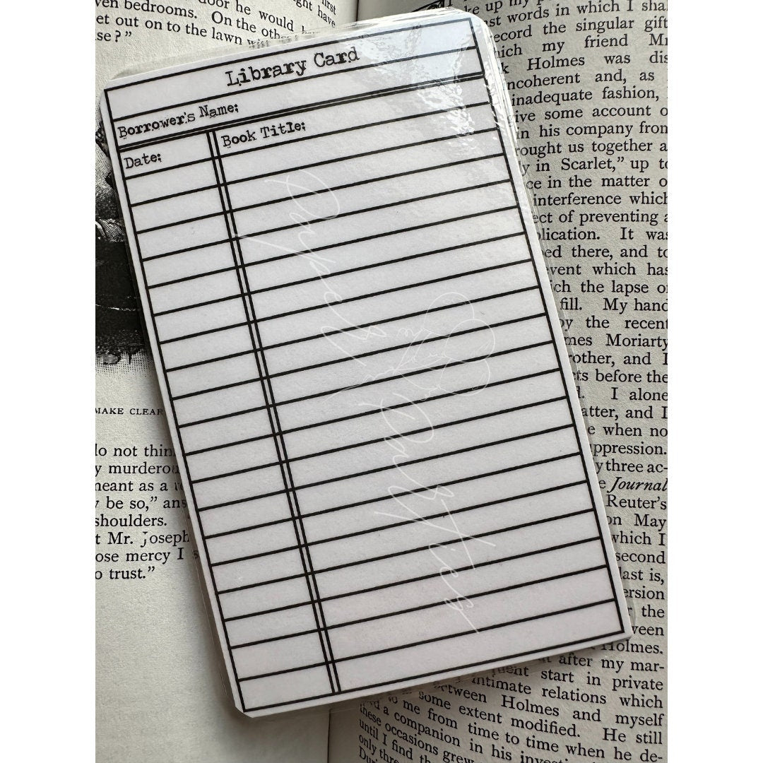 Bookmark | Library Card