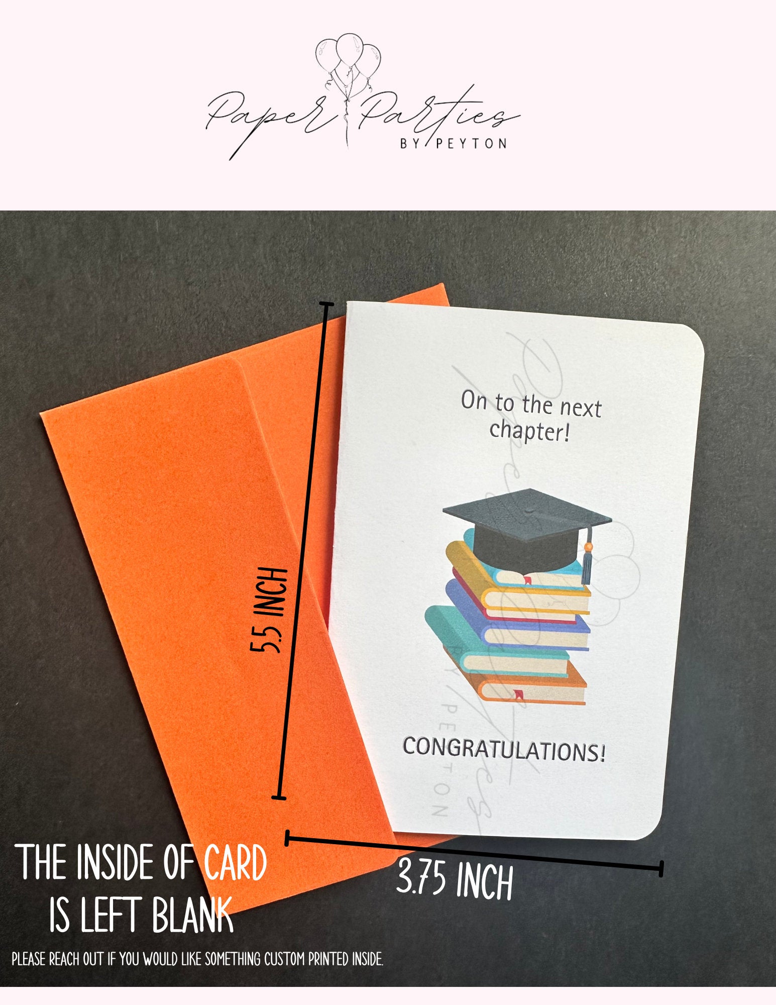 Graduation Card - Grad - Class Of 2024 - Card - Handmade Graduation Cards - Personalized - Congratulations - For High School - College Grads